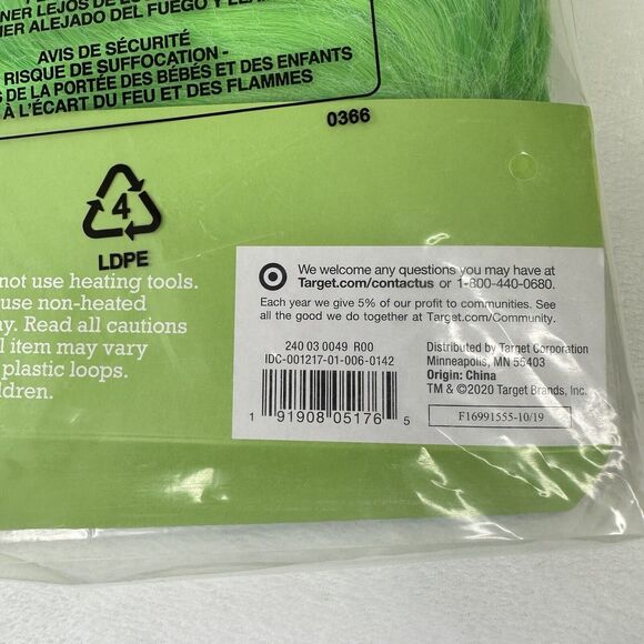 Spritz Wig Neon Lime Green Bob Bangs Witch Anime Cosplay Halloween Oz Fairy Evil - Picture 3 of 5